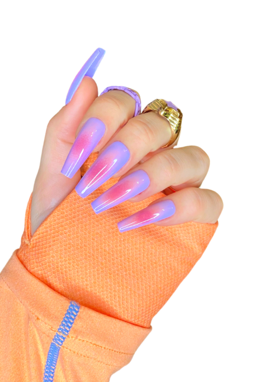Purple Aura Nails