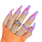 Purple Aura Nails